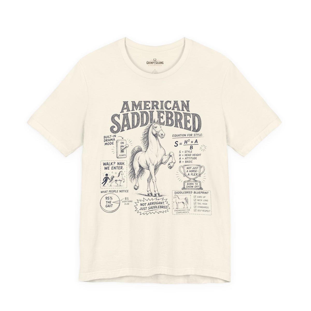 American Saddlebred Energy Graphic Tee