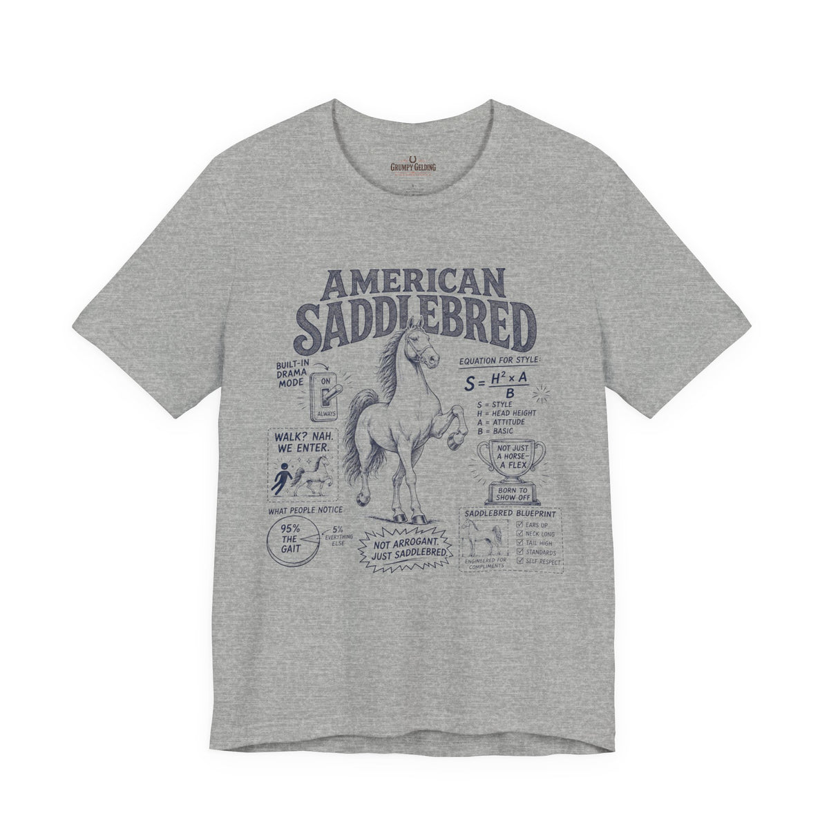 American Saddlebred Energy Graphic Tee